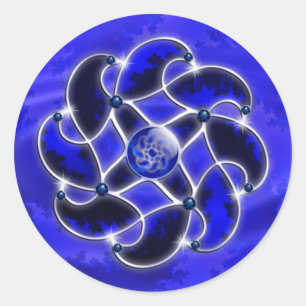 Bleu comme Stickers Mer