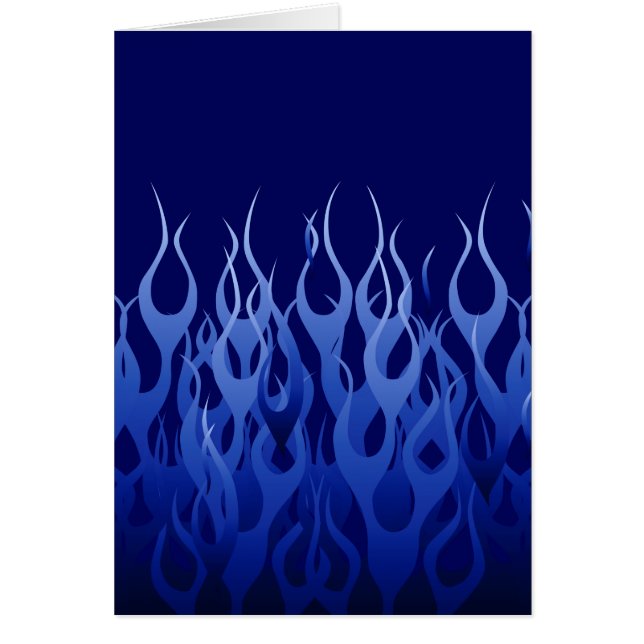 Bleu cool sur Blue Racing Flames (Devant)