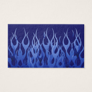 Bleu cool sur Blue Racing Flames décorative