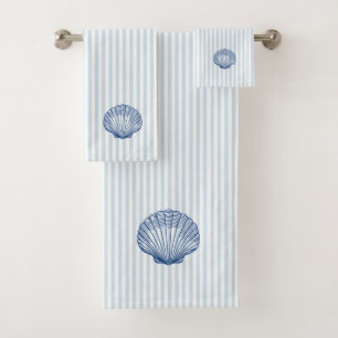 Bleu Coquillage Nautique Bleu Grille Peinture