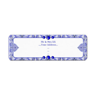 Bleu de dentelle en céramique de Grèce