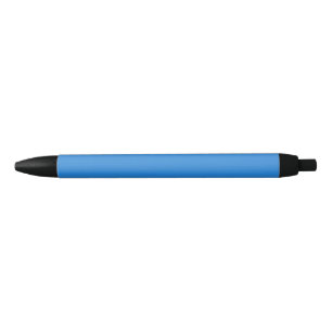 Bleu De France Blue Solid Colour Customizable Black Ink Pen