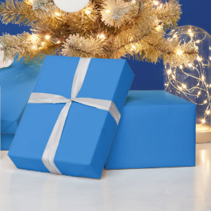 Bleu De France - Elegant, Classic Solid Colour Wrapping Paper