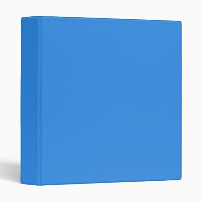 Bleu de France  (solid colour) Binder (Front/Spine)