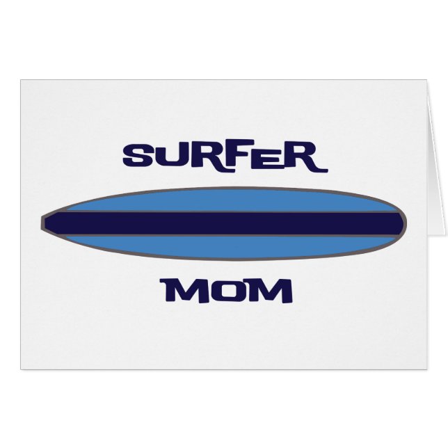 Bleu de maman de surfer (Devant horizontal)