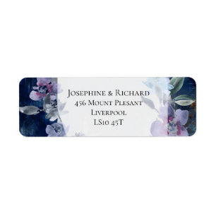 Bleu de minuit Anémone fleurie beauté rustique,