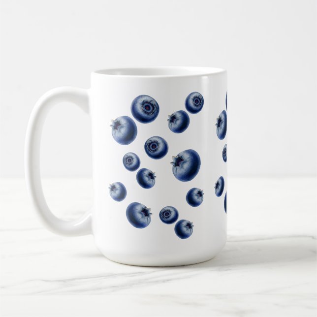 Bleu délice Mug (Gauche)