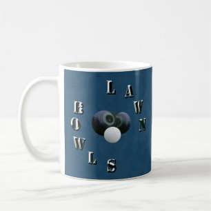 Bleu Denim Dimensionner Pelouse Bowles, Mug