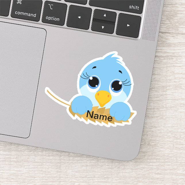 Bleu Die Cut Sticker Decal (Détail)