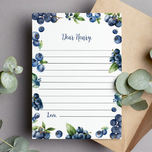 Bleu doux Bitrhday Note Temps Capsule Carte