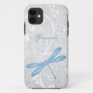 Bleu Dragonfly Personnalisé Coque-Mate coque iphon