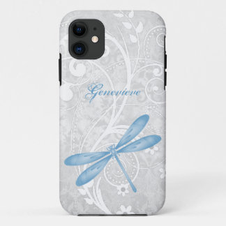 Bleu Dragonfly Personnalisé Coque-Mate coque iphon