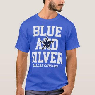 Bleu et argent Dallas Cowboys TShirt
