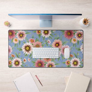 Bleu et rose marguerite florale Imprimer