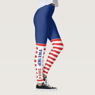 Bleu et rouge Trump 2024 Leggings