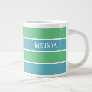 Bleu et verdure Jumbo Mug
