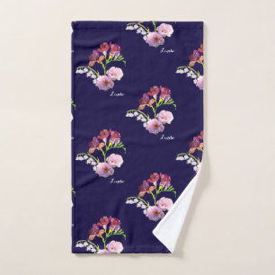 Bleu Floral Fête des Mères Bain Torchon de thé