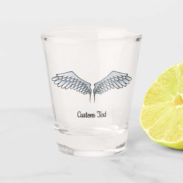 Bleu gris ailes en verre (Devant)