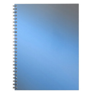 Bleu gris clair lune ombre effet Carnet
