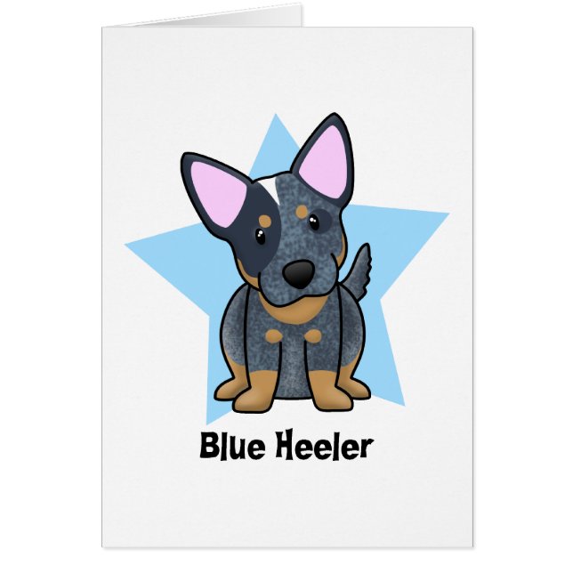 Bleu Heeler d'étoile de Kawaii (Devant)