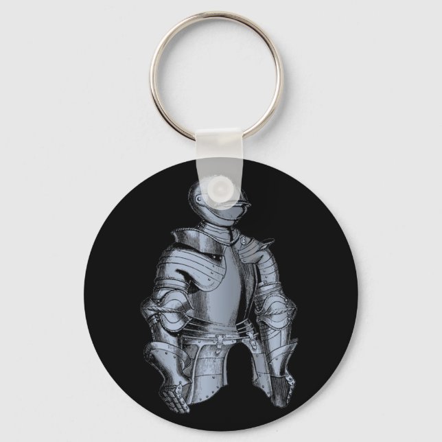 Bleu Knight Keychain (Front)