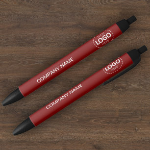 Bleu Logo de l'entreprise personnalisée et stylo rouge
