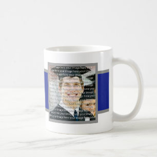 Bleu & Lver School Graduation Photo Collage Mugs
