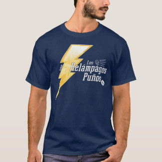 Bleu marine de lutte mexicain de T-shirt