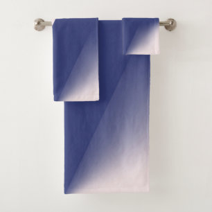 Bleu marine et rose en bloc de couleur ombré diago