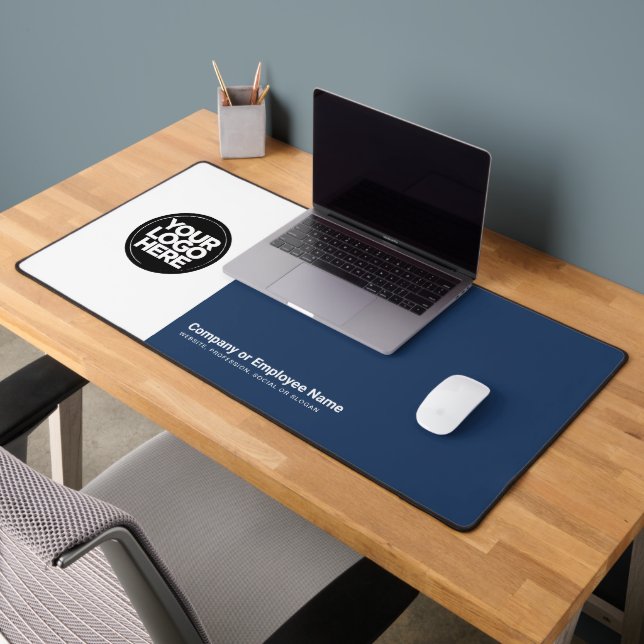 Bleu Marine | Nom du logo professionnel personnali (Bureau 2)