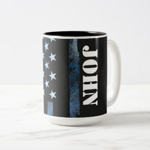 Bleu mince NOM Mug