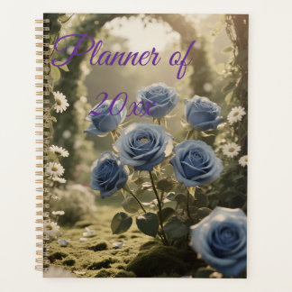 Bleu Mystique Rose Bloom Ordre du jour botanique s