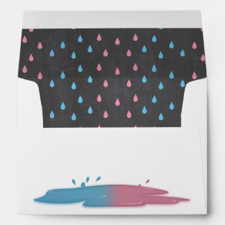 Bleu Ou Rose ? Raindrops Genre Reveal Enveloppe