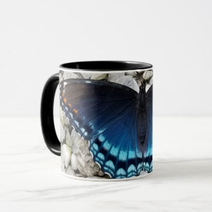 Bleu papillon café Mug