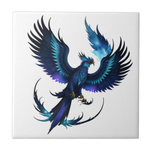 bleu phoenix tile