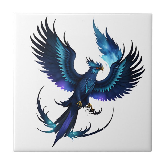 bleu phoenix tile (Front)