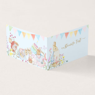 Bleu Pierre le lapin Beatrix Potter Baby shower