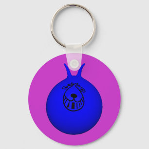 Bleu/pourpre de porte-clés de trémie de l'espace
