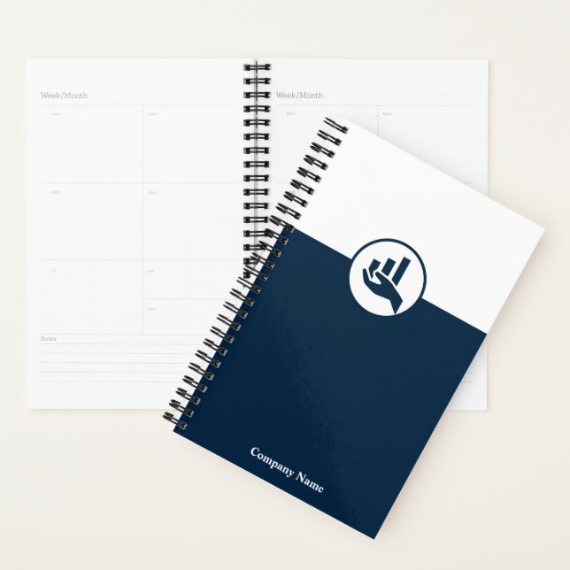 Bleu Promotionnels Swag Planner (Devant avec enveloppe)