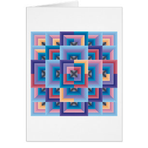 Bleu rose Abstrait