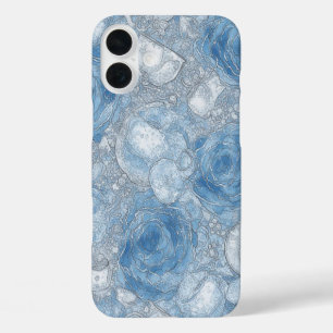 Bleu Rose Bleu Brise de bulle - IPhone 16 Coque