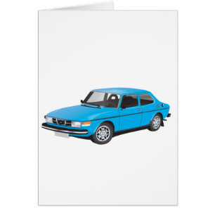 Bleu Saab 99