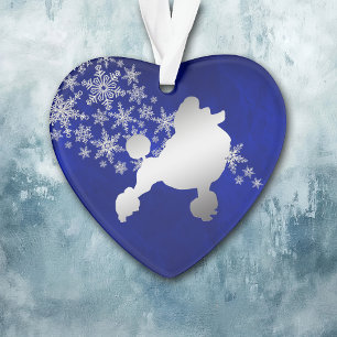 Bleu Silver Snowflake Poodle