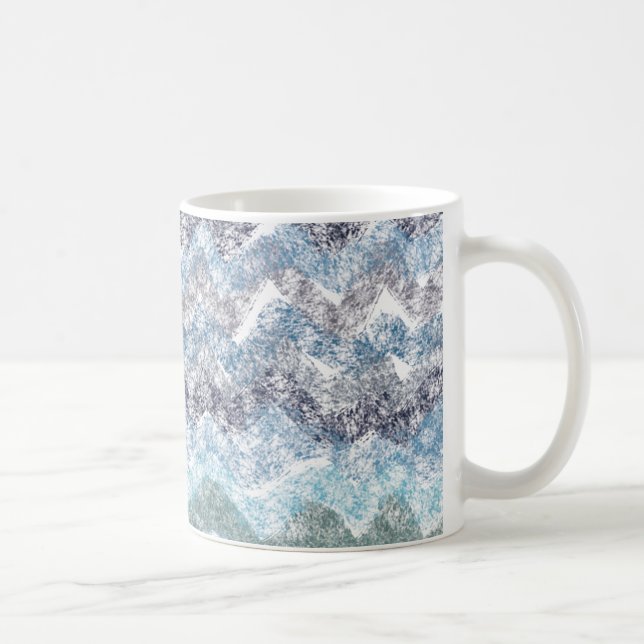 Bleu Stripes Mug (Droite)
