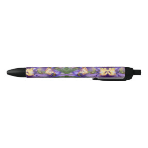 Bleu Stylo à fleurs Irises