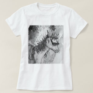 Bleu - T-shirt de profil de BW