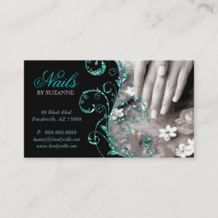 Bleu Teal de parties scintillantes de carte de