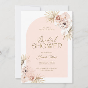 Bleu tendance arc nuptiale invitation à la douche 