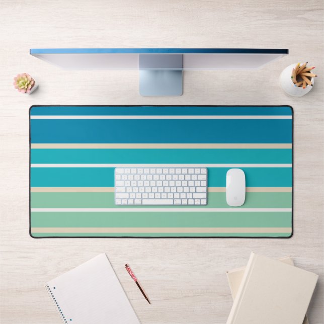 Bleu turquoise, vert et turquoise (Bureau 1)