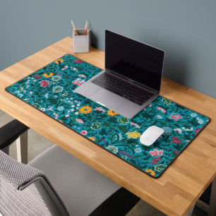 Bleu Turquoise Vert Rouge rose Jaune Motif Floral